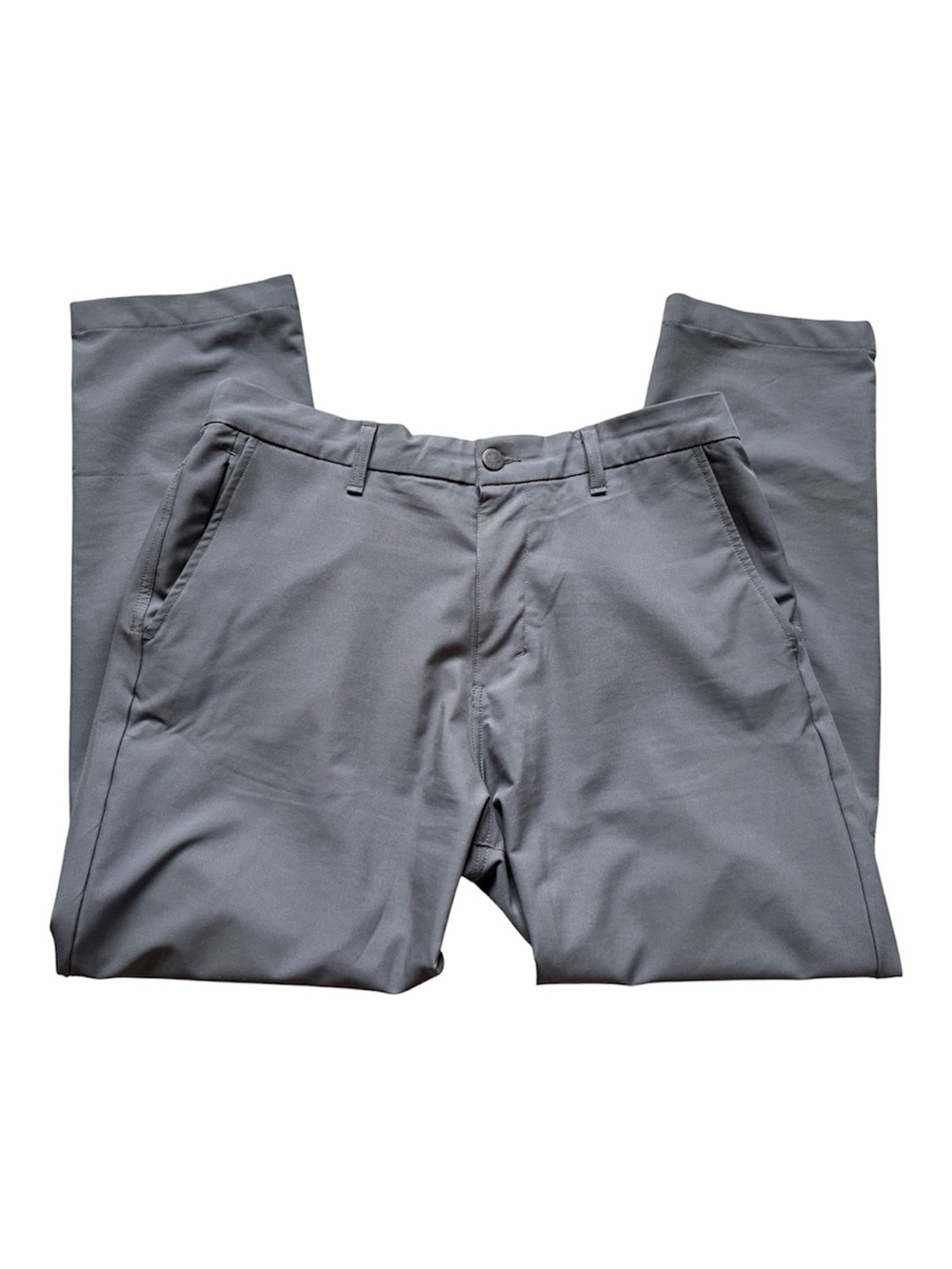 Marc New York Gray Men's Performance Wear Stretch Commuter Slacks Pants